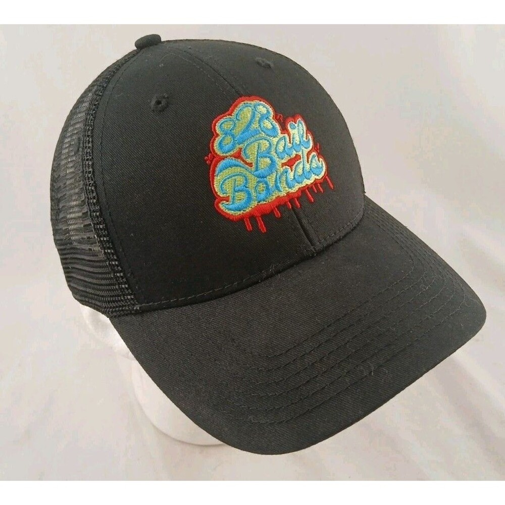 "828 Bail Bonds" Asheville NC Embroidered Adjustable Snapback Hat/Cap-EXCELLENT!